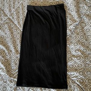 Knee length pencil skirt